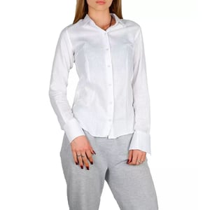 Made in Italy Witte Katoenen Overhemd