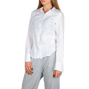 Made in Italy Witte Katoenen Overhemd