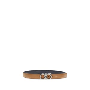 Ferragamo Bruine Kalfsleren Bos Taurus Regular Riem