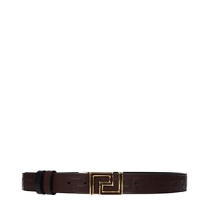 Versace Brunt Läder Regular Bälte