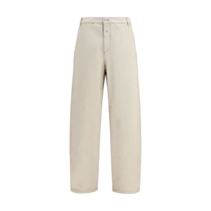 Jacquemus Beiger Katoenen Casual Broek