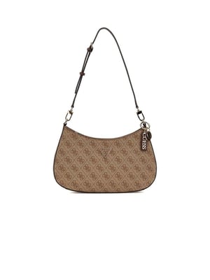Guess Schoudertas Latte Logo/Bruin