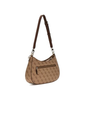Guess Schoudertas Latte Logo/Bruin
