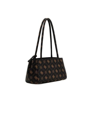 Guess Schoudertas Espresso Logo