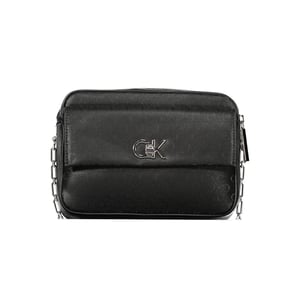 Calvin Klein Svart Polyester Damaxelväska