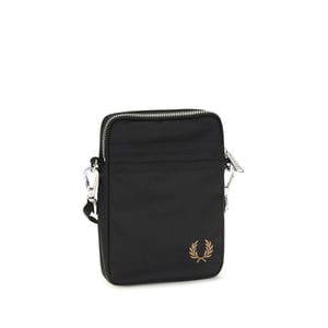 Fred Perry Zwarte Nylon Schoudertas
