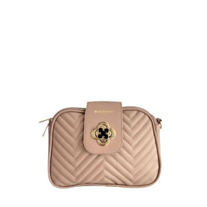 Baldinini Trend Beige PU Dam Axelremsväska