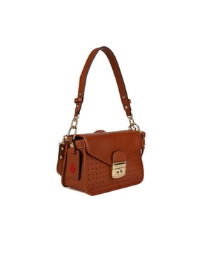 Longchamp Axelremsväska Brun