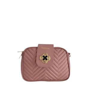 Baldinini Trend Rosa PU Dam Crossbody Väska