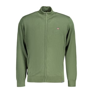 Noorwegen 1963 Verde Katoenen Heren Cardigan