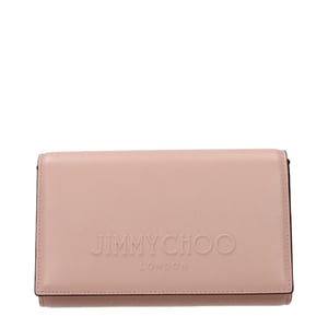 Jimmy Choo Roze Leren Clutch Tas