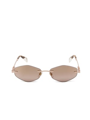 Furla Solglasögon Glansig Full Beige