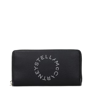 Stella McCartney Zwarte Leren Portemonnee