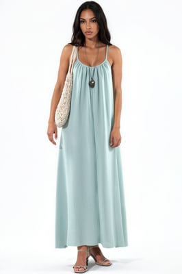 Ontspannen Pas Maxi Woven Jurk