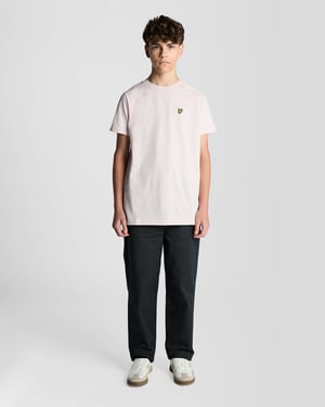 Katoenen Rundhals T-Shirt