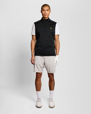 Windproof 1/2 Zip Gilet