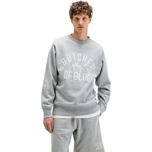 Butcher of Blue Ben art crew grey melange