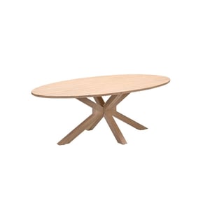 Garden Impressions Urania tafel ovaal 220x115 cm acaciahout met white wash