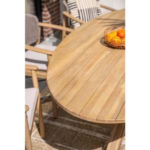 Garden Impressions Urania tafel ovaal 220x115 cm acaciahout met white wash