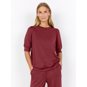 Soyaconcept Sc-banu 83 oxblood red shirt