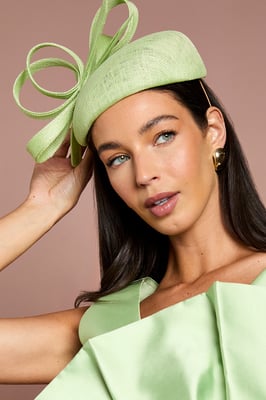 Lisa Tan Bow Detail Pillbox Fascinator