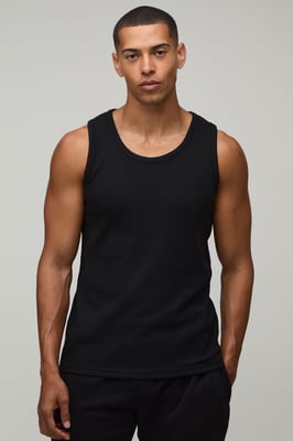 Essential Regular Fit Waffle Vest