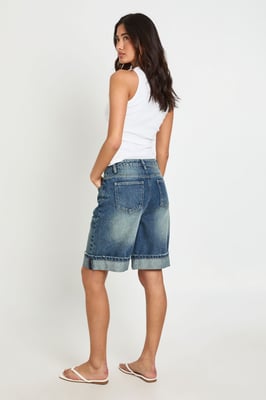 Turn Up Denim Jorts