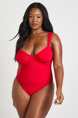 Plus Balcony Bra Swimsuit