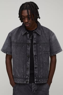 Herringbone Denim Double Carpenter Shirt