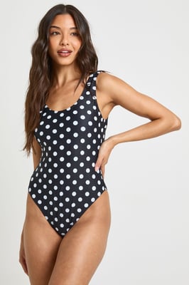 Polka Dot Essentials Scoop Swimsuit