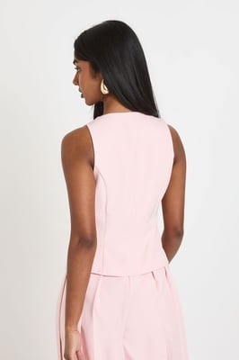 Square Neck Tailored Waistcoat