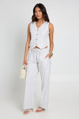 Stripe Woven Waistcoat & Trouser Co-Ord