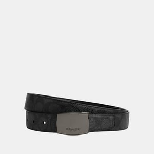 Boxed Plaque And Harness Buckle Cut-To-Size Reversible Belt 30 Mm