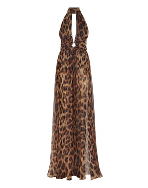 Lange Jurk Leopard