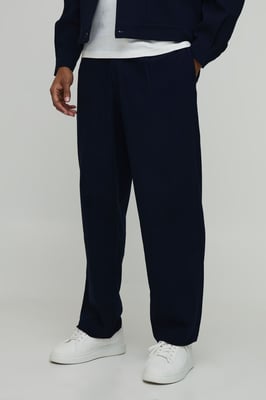 Tailored Pleat Front Relaxed Fit Linen Look Co-Ord Trousers