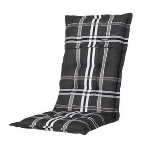 Madison tuinkussens hoge rug nils taupe 123x50 -