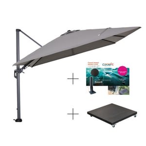 Garden Impressions Hawaii parasolset 300x300 licht 90 kg