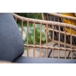 Garden Impressions Ronde 4-persoons tuinset edison tafel 4 margriet stoelen
