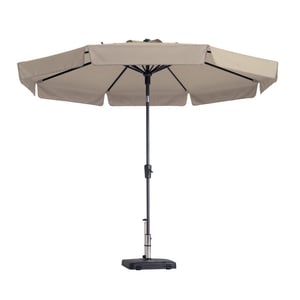 Madison parasol flores rond 300cm ecru