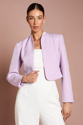 Bow Back Long Sleeve Jacket