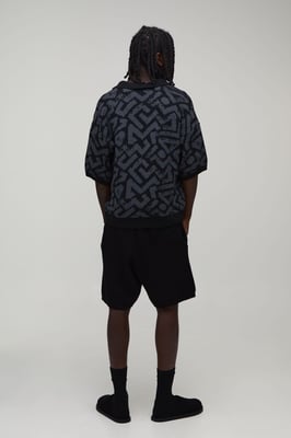 Relaxed Open Stitch Knitted Short