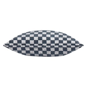 Hoem Larro Chenille Checkerboard Feather Filled Cushion