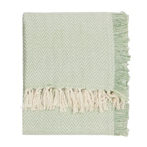 Yard Wisley Woven Outdoor Throw, Leaf