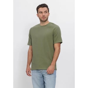 Anerkjendt 901754 akkikki s/s waffle tee loden green
