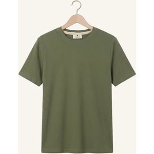 Anerkjendt 901754 akkikki s/s waffle tee loden green