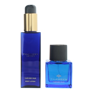 Thameen Carved Oud Extrait de Parfum 50ml + Body Lotion 100ml Gift Set