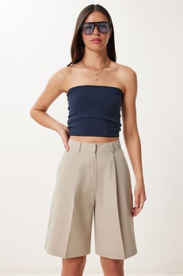Bältevävda skräddarsydda shorts