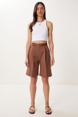 Bältevävda skräddarsydda shorts
