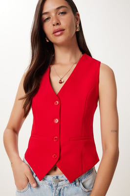 Crop Knop Vest