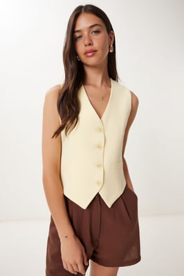 Crop Knop Vest